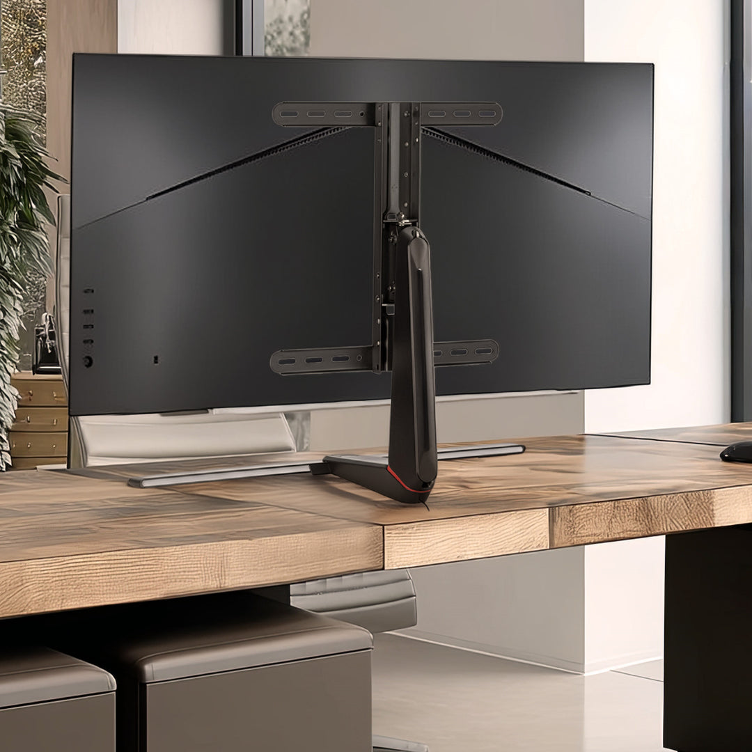 Suport pentru monitor de gaming NanoRS, reglabil pe înălțime, RGB LED, 32-55", max VESA 400x400, max. 40kg, RS167