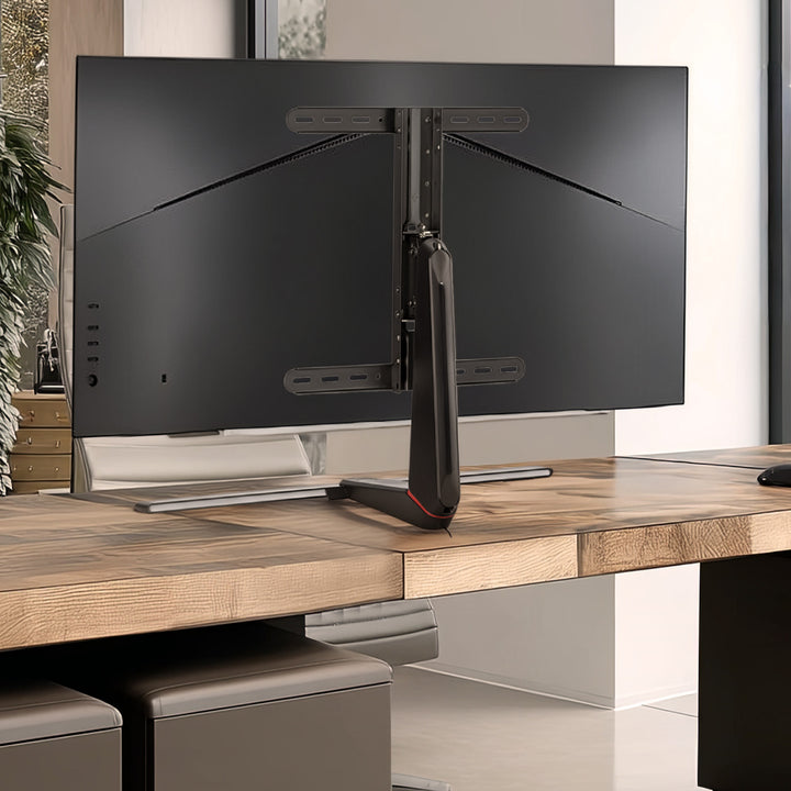 Suport pentru monitor de gaming NanoRS, reglabil pe înălțime, RGB LED, 32-55", max VESA 400x400, max. 40kg, RS167