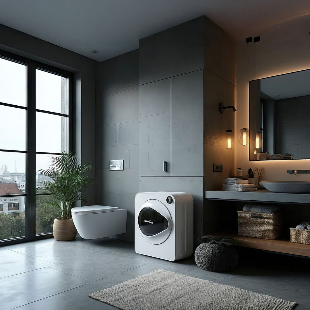 Uscător de rufe electric GreenBlue, cu tambur, încărcătură de 3 kg, GB405