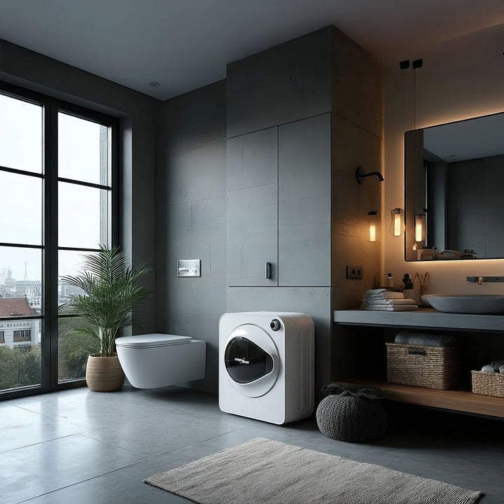 Uscător de rufe electric GreenBlue, cu tambur, încărcătură de 3 kg, GB405