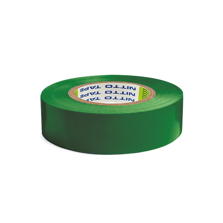 Bandă izolatoare din PVC Nitto Professional verde 19 mm x 20m