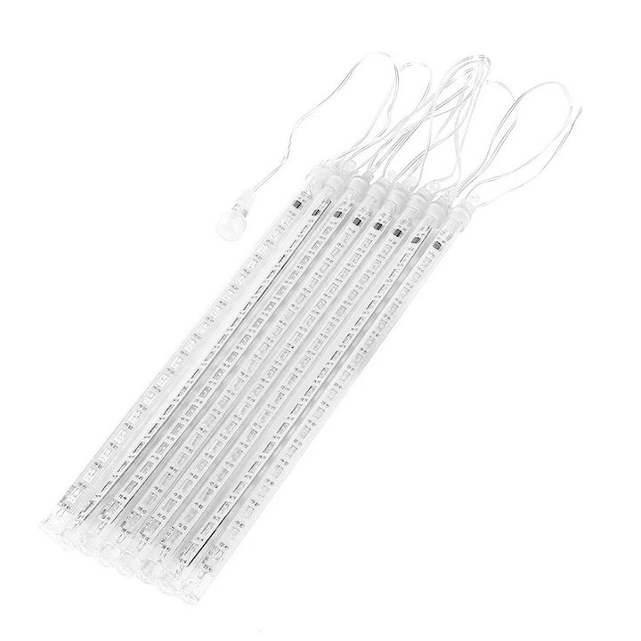Maclean MCE411 Solar Led Lights 2.4m, 144 de LED-uri, modul LED, baterie Li 800mAh, căderea ghețurilor