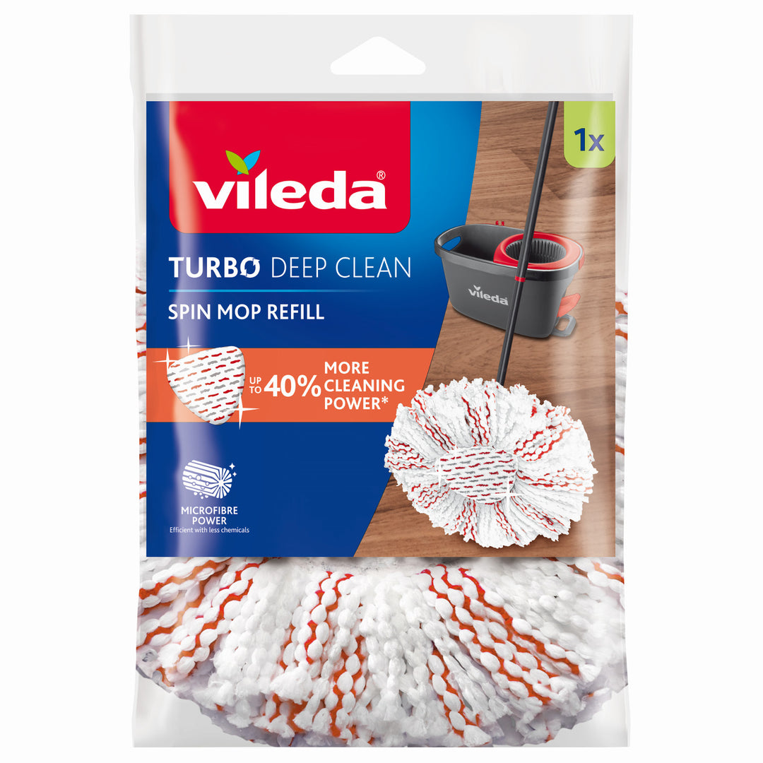Capac pentru mopul rotativ Vileda Turbo Deep Clean din microfibră