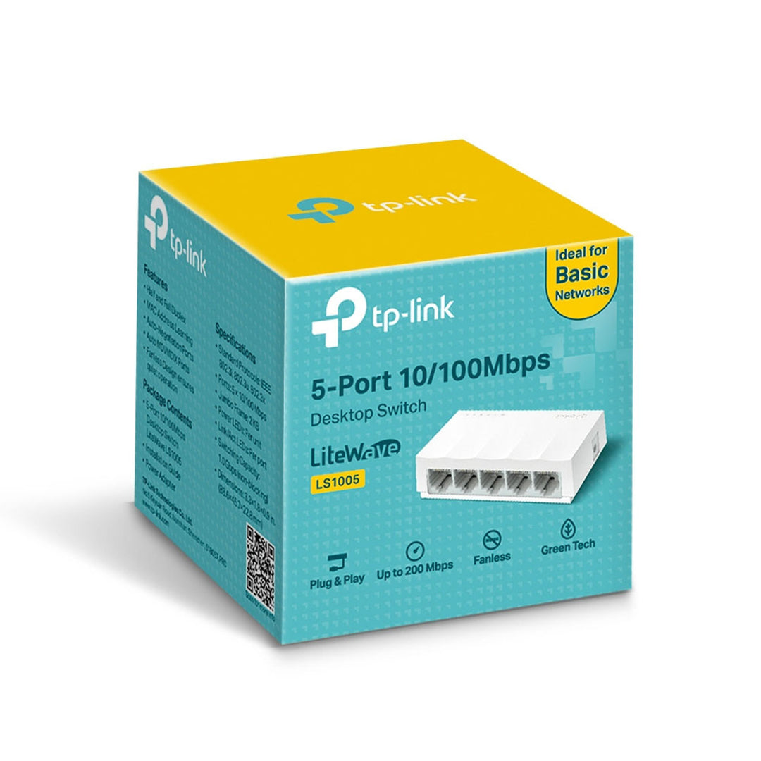 Comutator LS1005 5 porturi TP-Link 10/100 Mb/s switch