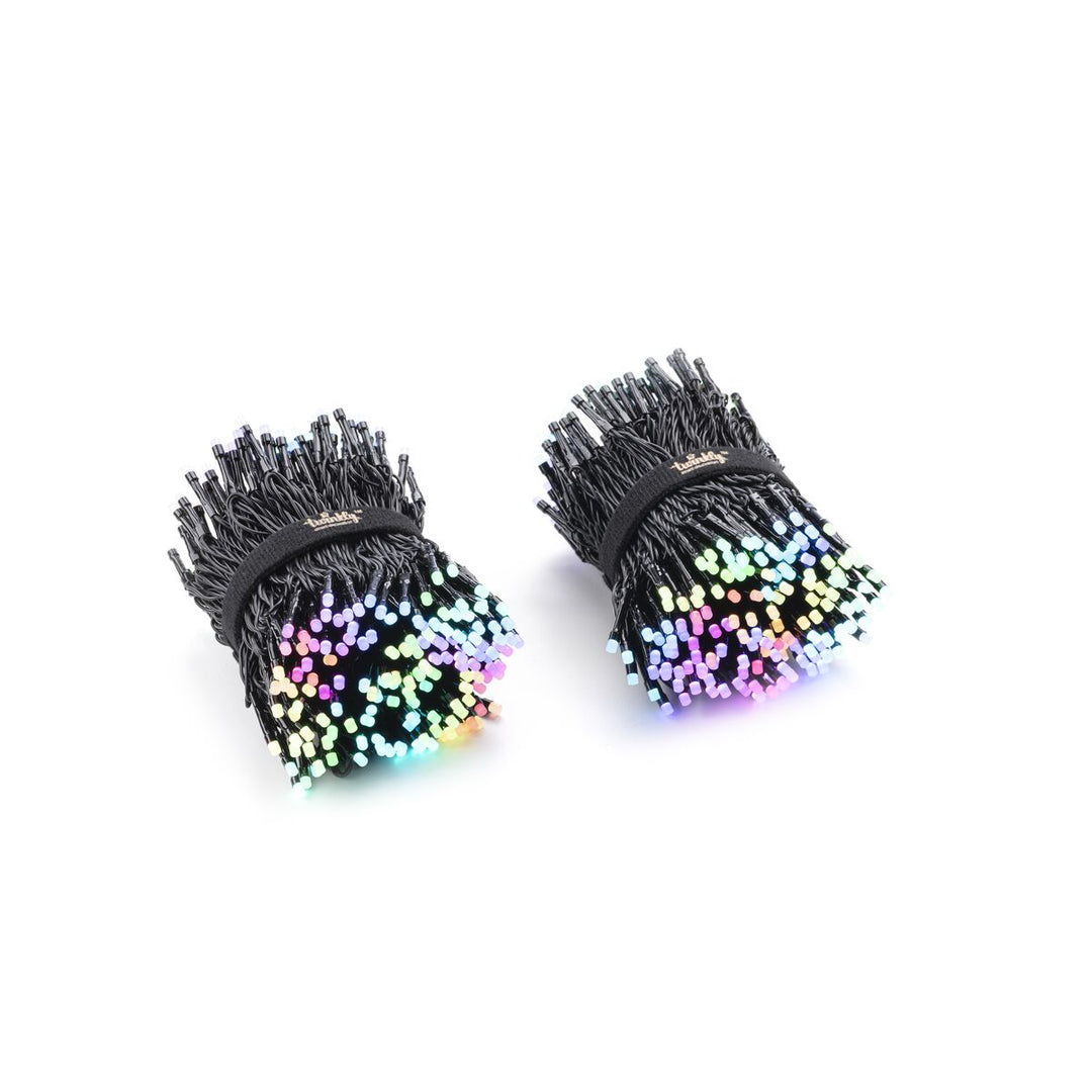 Lumini de pom de Crăciun inteligente Twinkly Strings 600LED RGB 48m