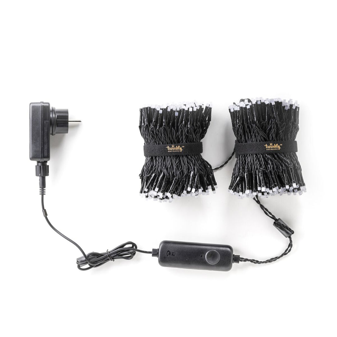 Lumini de pom de Crăciun inteligente Twinkly Strings 600LED RGB 48m
