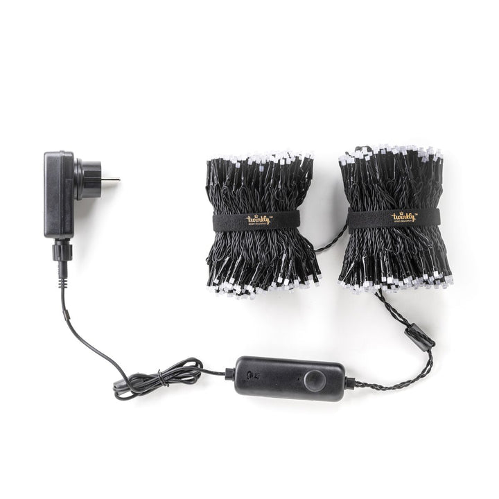 Lumini de pom de Crăciun inteligente Twinkly Strings 600LED RGB 48m