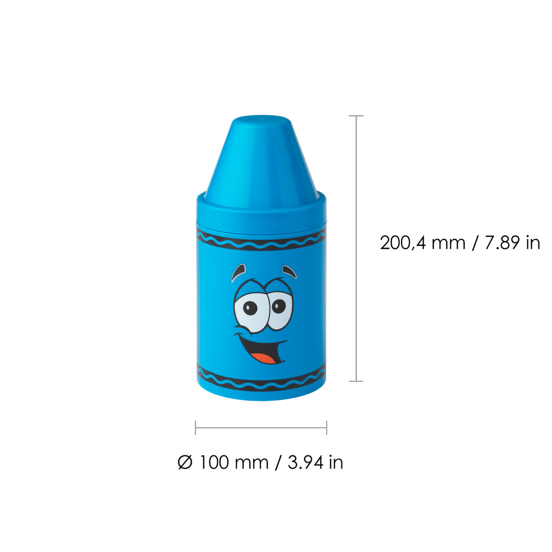Crayola Crayon Crayon Medium Container albastru