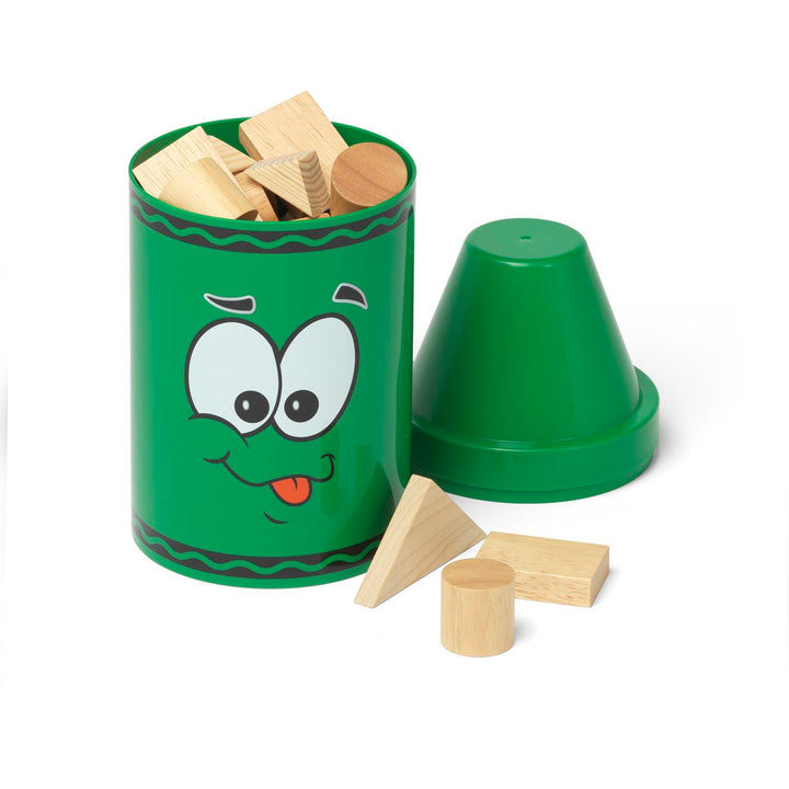 Crayon Crayola formă de creion container mare verde