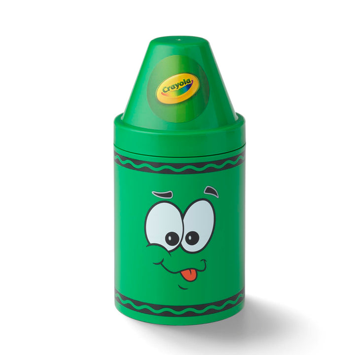 Crayon Crayola formă de creion container mare verde