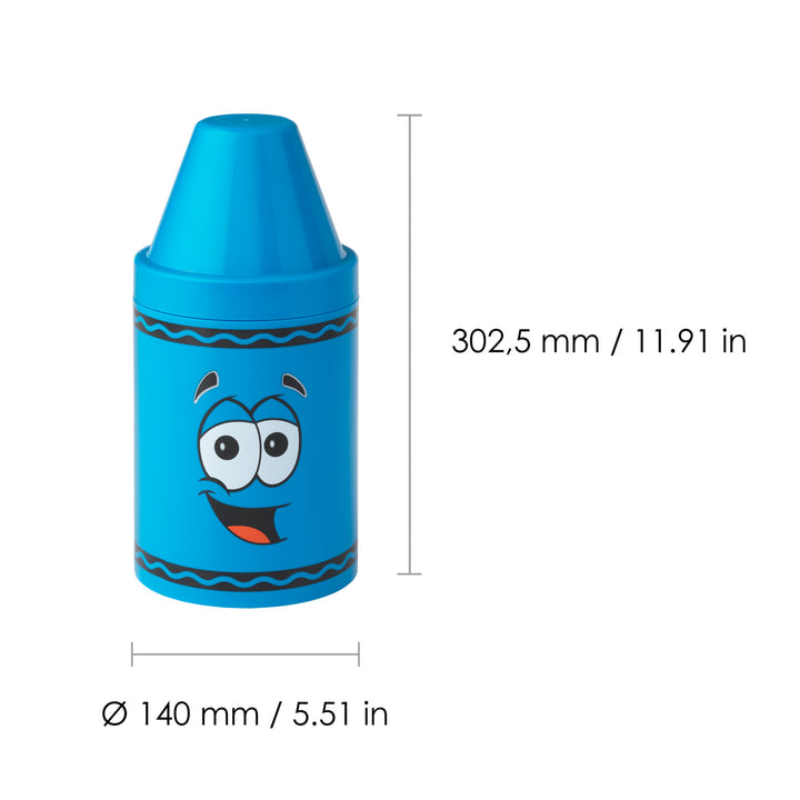 Crayon Crayola container mare albastru