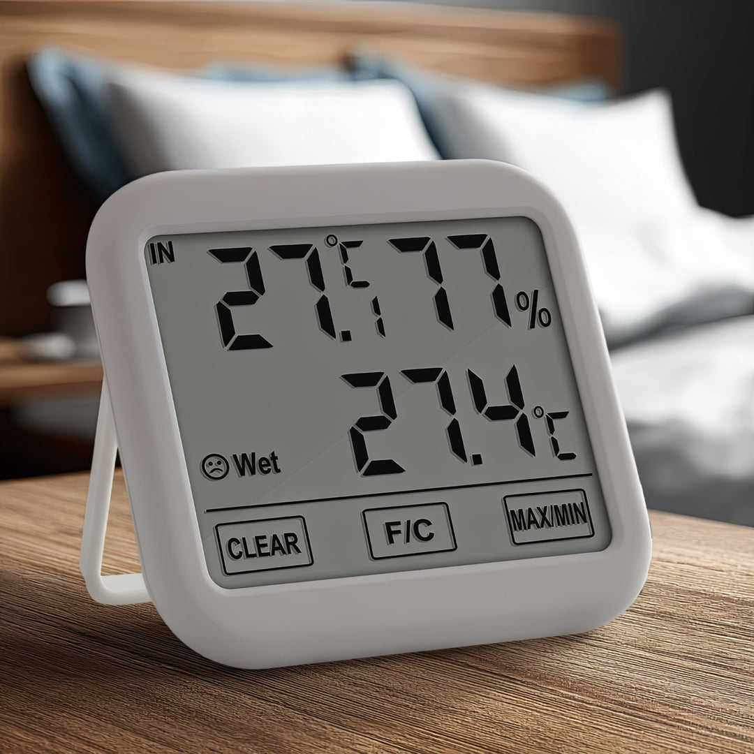 Statie meteo cu sonda externa GreenBlue, GB381, Termometru, Higrometru, cablu de 1.5m, 2 baterii x AAA