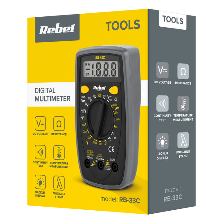 Aparat de măsură digital universal de precizie Rebel RB-33C