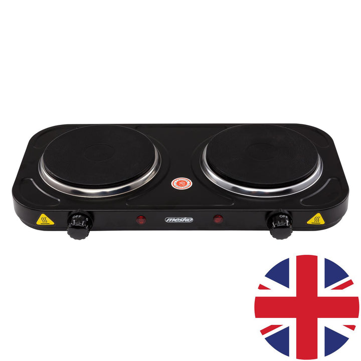 Aragaz electric cu două arzătoare 2000W Mesko MS 6509 Ștecher britanic