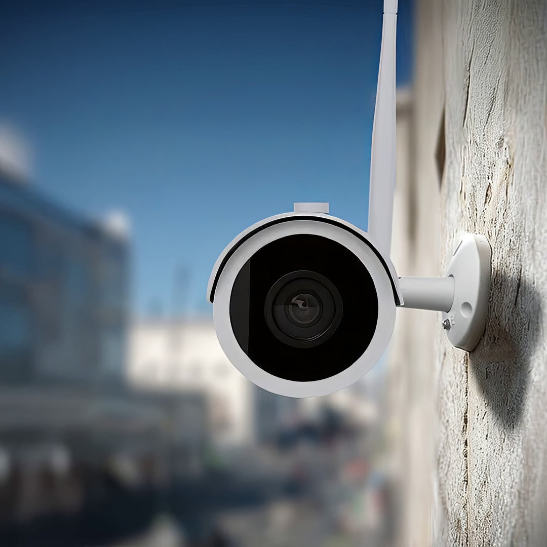 Cameră de supraveghere pentru interior si exterior Maclean, WiFi IP IPC, MCTV-516, infrarosu, alba