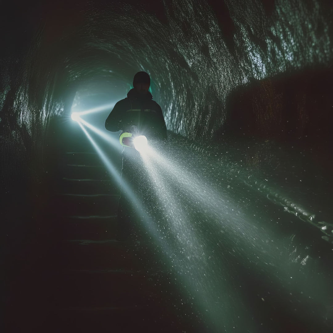 Lanterna LED, 3 in 1, Maclean MCE345, verde, USB, 3 moduri de iluminare