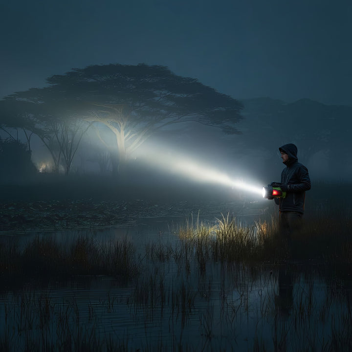 Lanterna LED, 3 in 1, Maclean MCE345, verde, USB, 3 moduri de iluminare