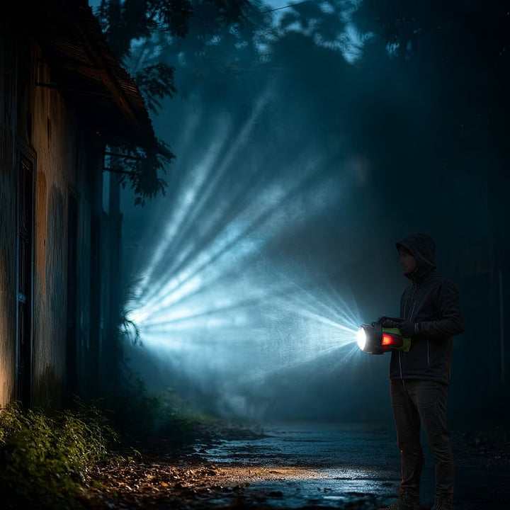 Lanterna LED, 3 in 1, Maclean MCE345, verde, USB, 3 moduri de iluminare