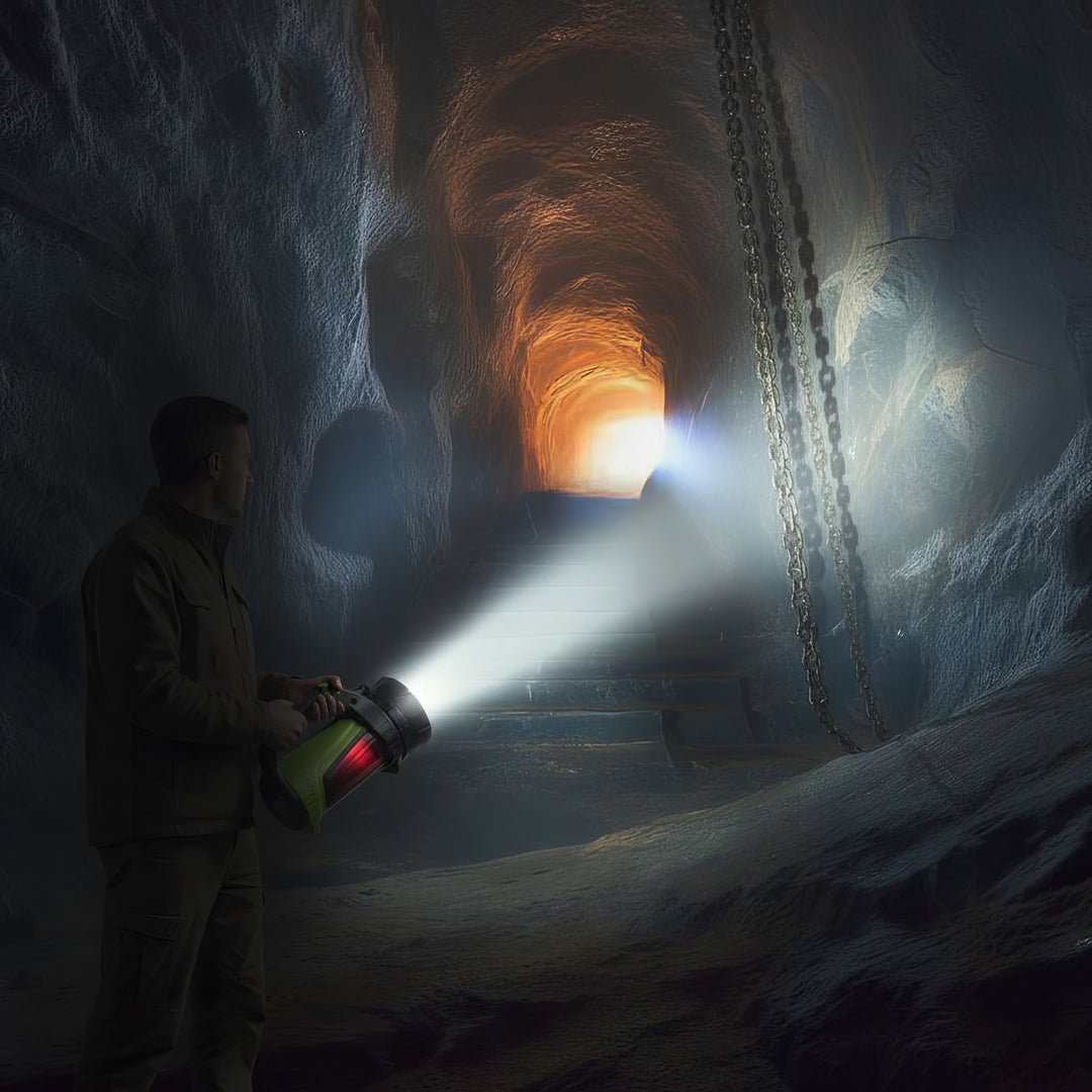 Lanterna LED, 3 in 1, Maclean MCE345, verde, USB, 3 moduri de iluminare