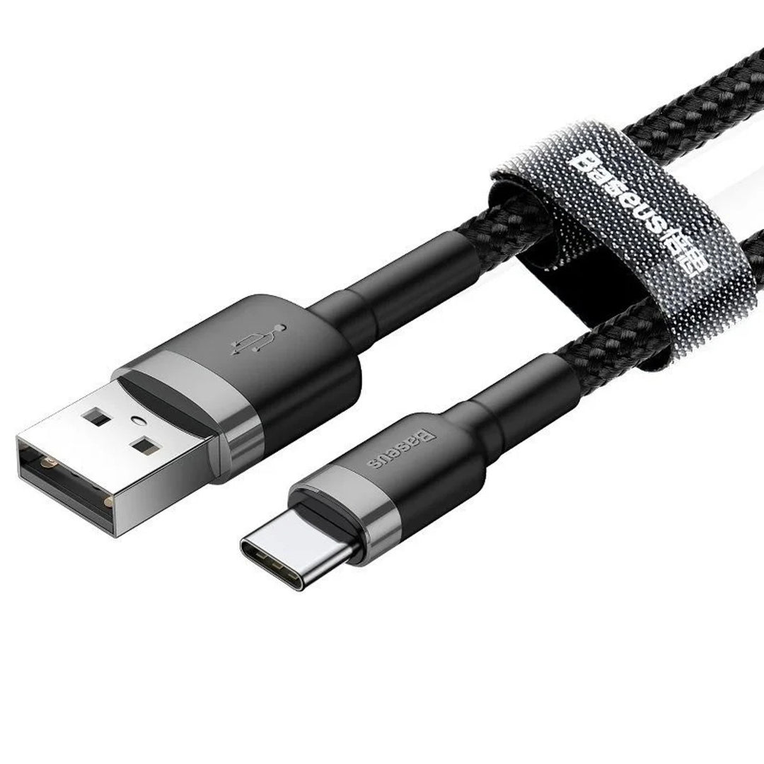 USB - Cablu USB-C 3m Baseus Cafule CATKLF-UG1 Cablu Quick Charge 2A pentru încărcare rapidă