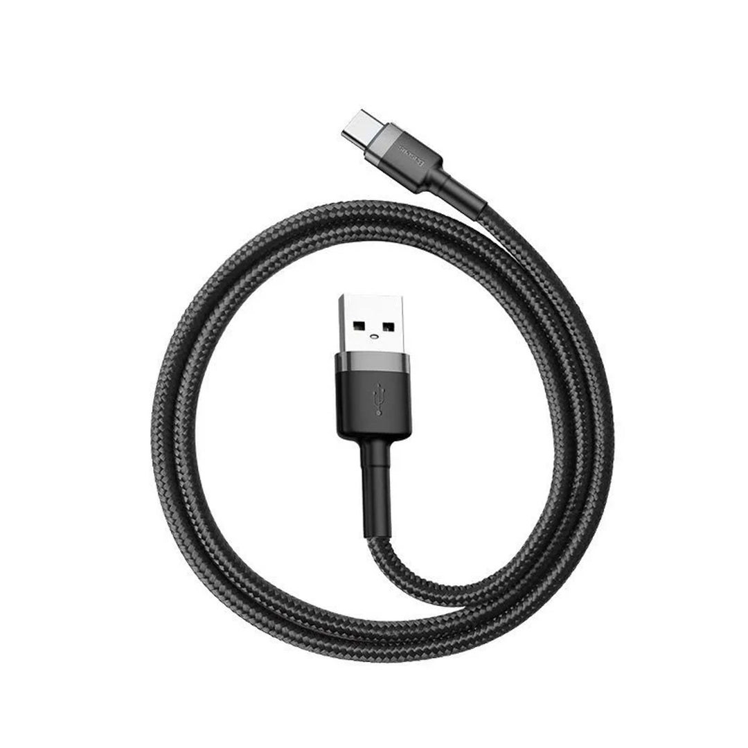 USB - Cablu USB-C 3m Baseus Cafule CATKLF-UG1 Cablu Quick Charge 2A pentru încărcare rapidă
