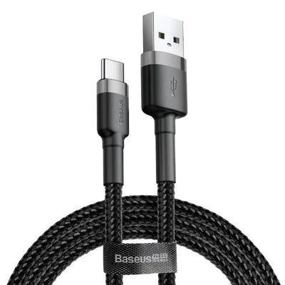 USB - Cablu USB-C 3m Baseus Cafule CATKLF-UG1 Cablu Quick Charge 2A pentru încărcare rapidă