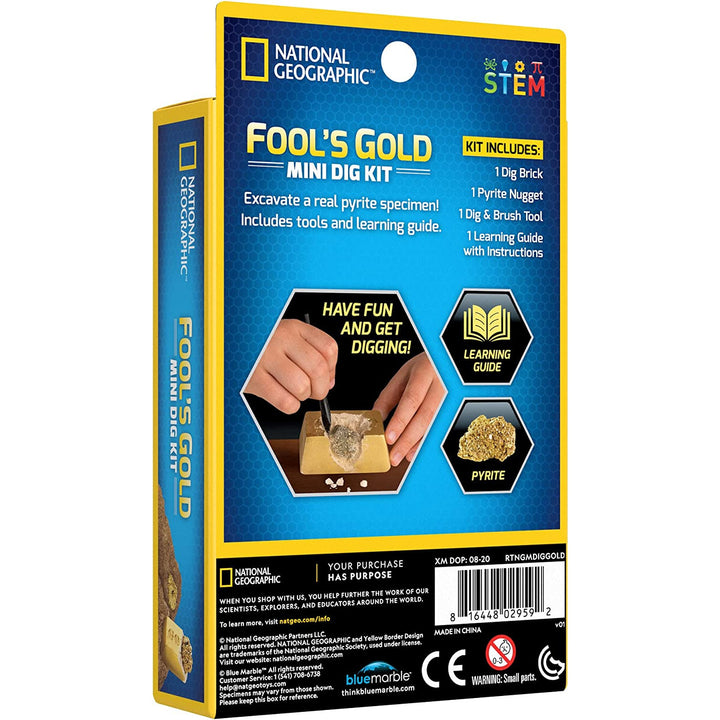 National Geographic set - Fool's Gold (Impulse Mini Dig Fool's Gold)