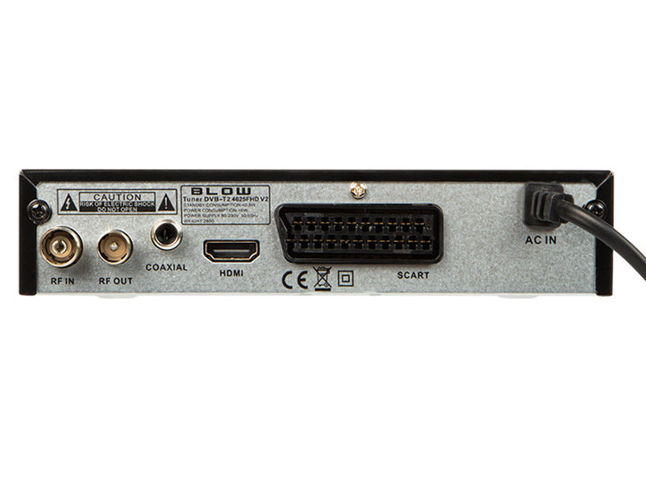 DVB-T/T2 4625FHD H.265 Blow tuner ideal pentru recepția semnalului DVB T2