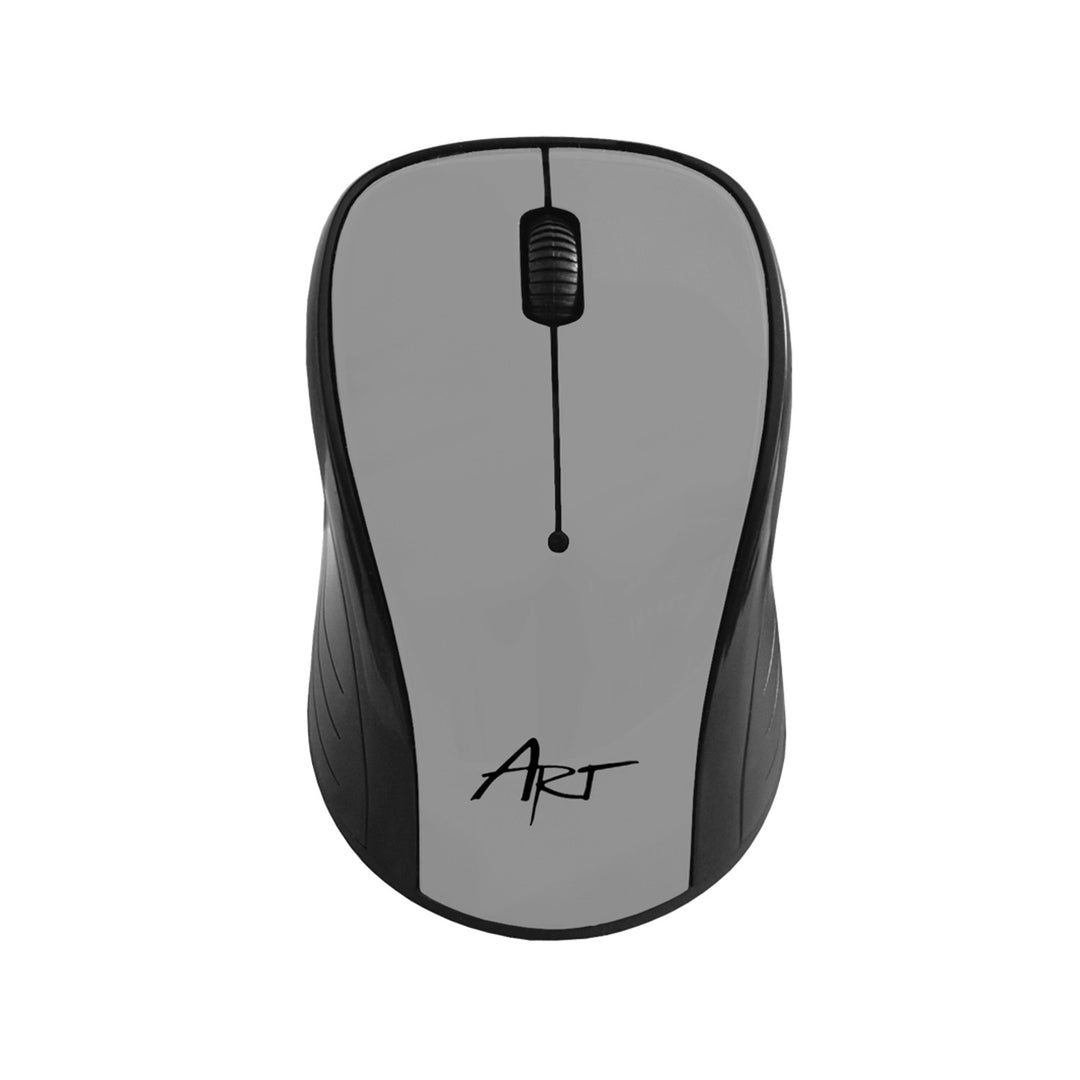 Art mouse optic, fără fir, USB, argintiu, AM-92B