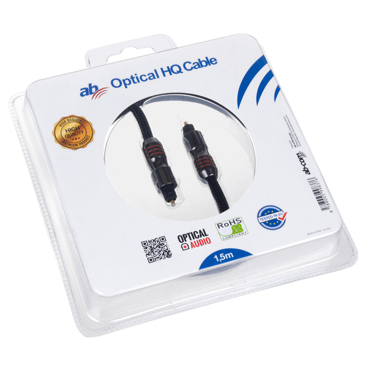 Cablu optic AB HQ, lungime de 1.5m, culoarea neagra