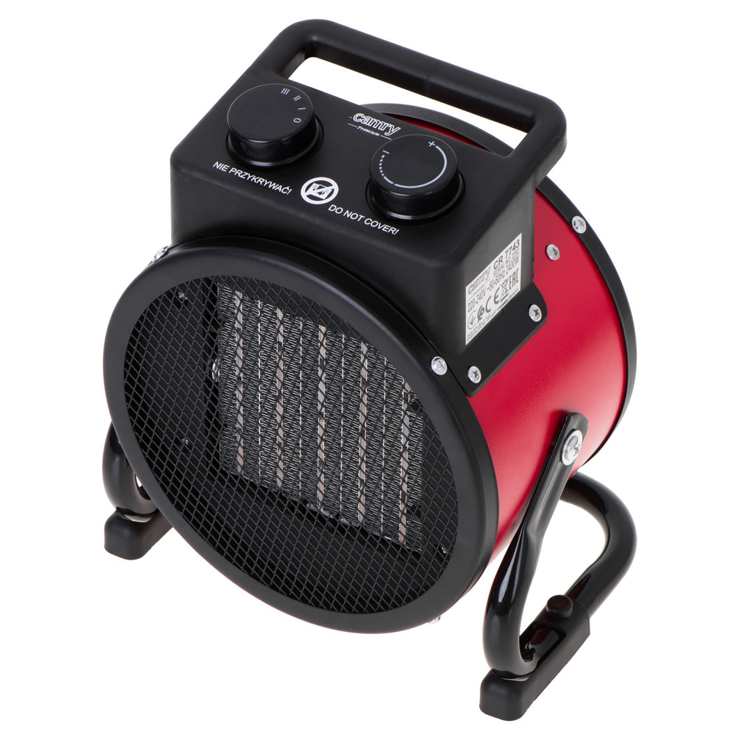 Încălzitor ceramic 2400W Camry CR 7743, reglarea unghiului de suflare pe verticală
