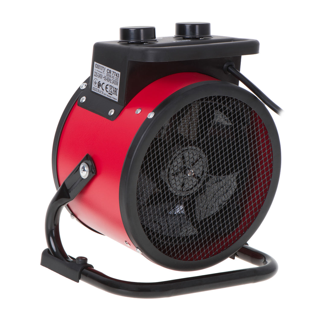 Încălzitor ceramic 2400W Camry CR 7743, reglarea unghiului de suflare pe verticală
