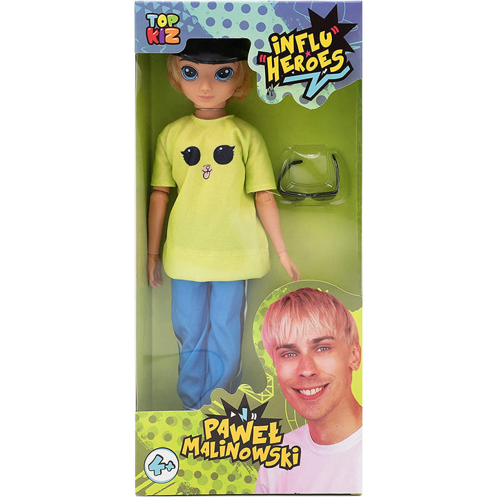 Influ Heroes Pawel Malinowski păpușă de 30 cm cu accesorii