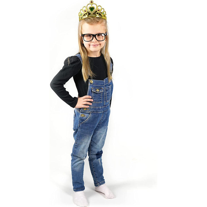 Influ Heroes Miss Aga, perucă, coroană, ochelari, perucă, coroană și ochelari