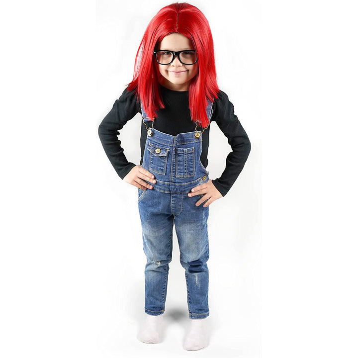 Influ Heroes Miss Aga, perucă, coroană, ochelari, perucă, coroană și ochelari
