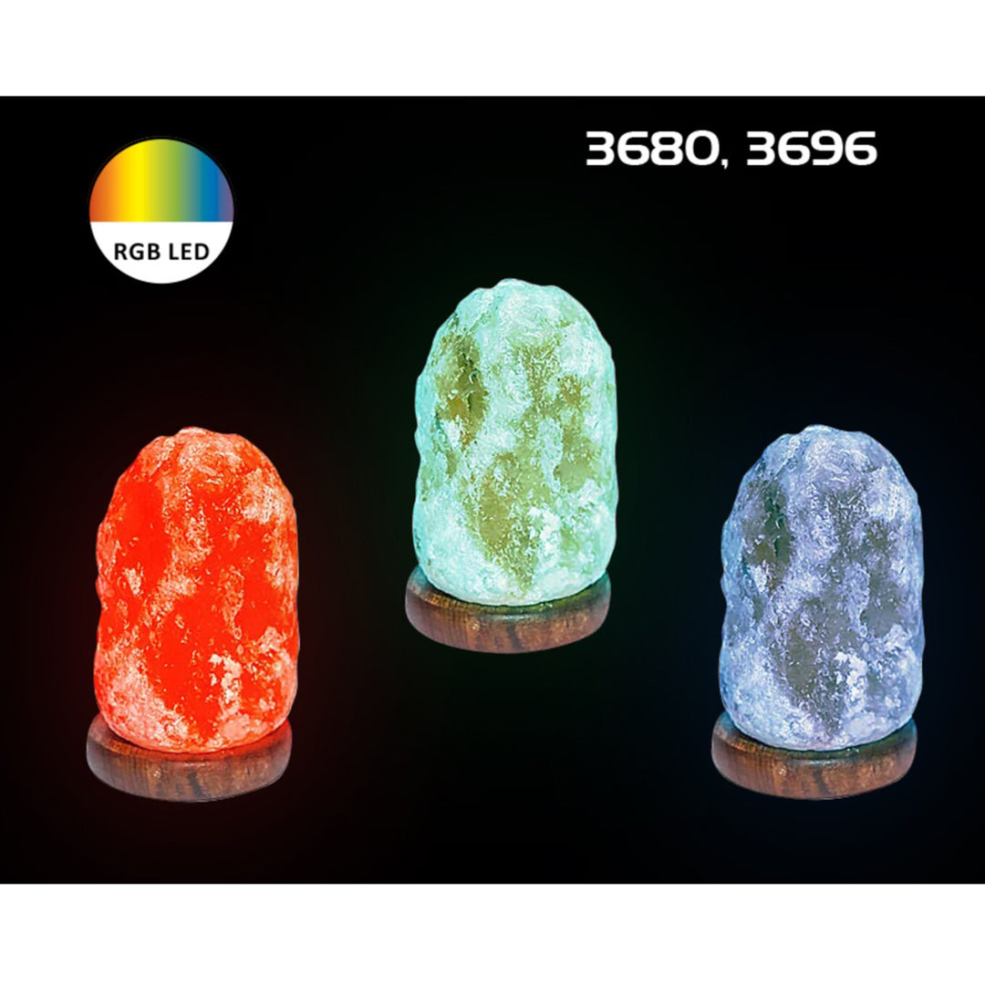 Wasabi,ind.deco.RGB.saltlamp,LED 1W,luna - lampă decorativă