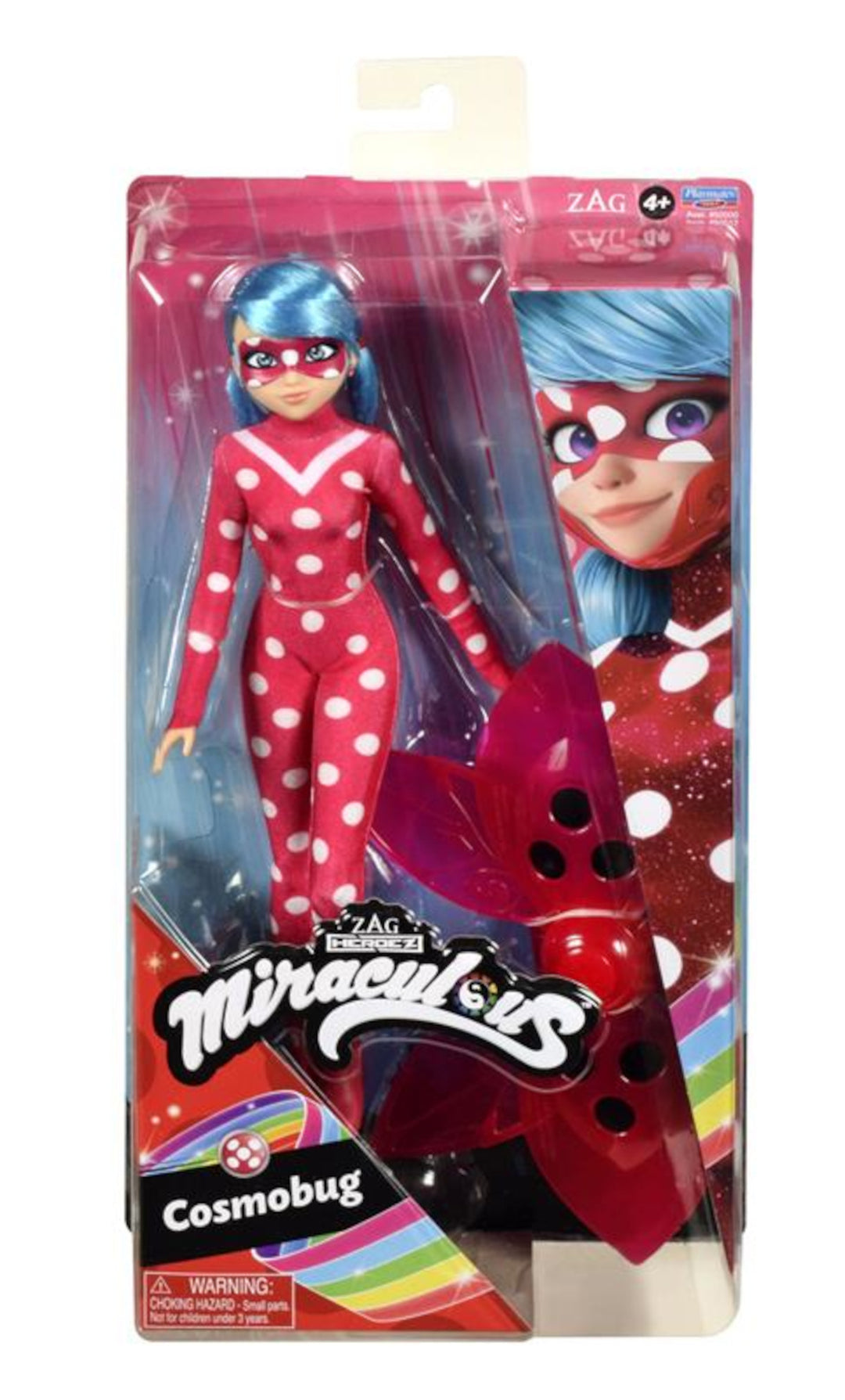 Păpușă miraculoasă Cosmobug Ladybug - brațe și picioare flexibile
