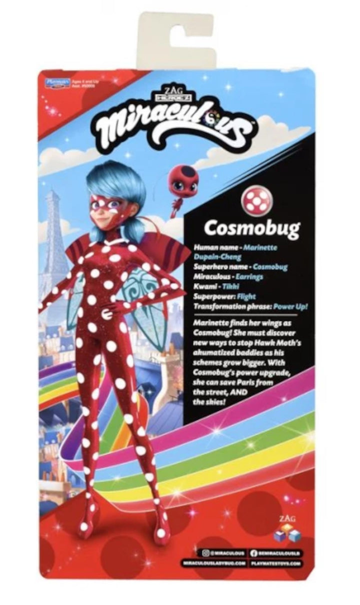 Păpușă miraculoasă Cosmobug Ladybug - brațe și picioare flexibile