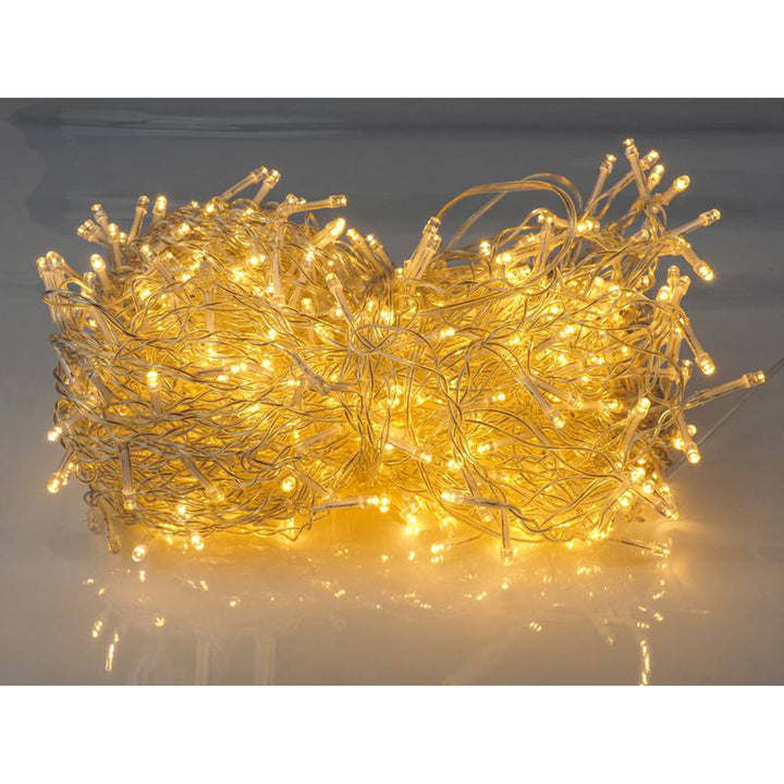 Ghirlandă luminoasă ML50C 100 Sopli 500 Led 15m alb cald IP44