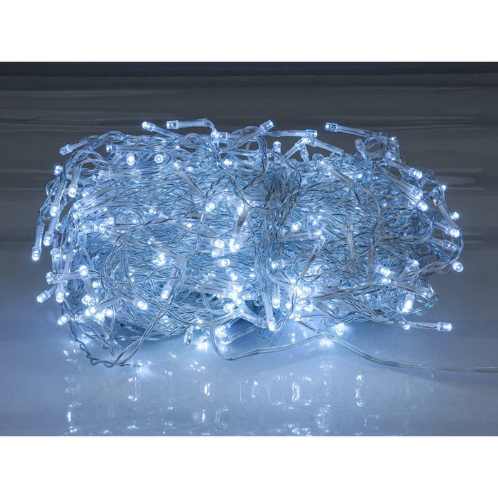 Ghirlandă luminoasă ML50Z 100 icicles 500 Led 15m alb rece IP44