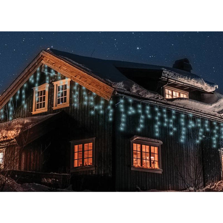 Ghirlandă luminoasă ML51Z 60 icicles 300 Led 8m alb rece IP44