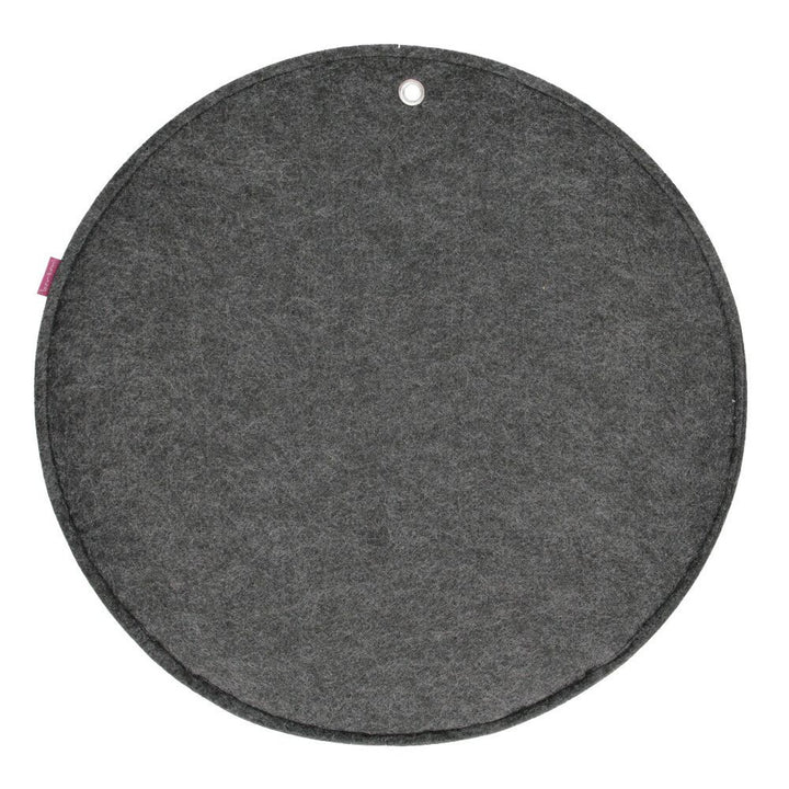 Bertoni organizator de perete din pâslă Cerc L diametru 35 cm - antracit, 4 buzunare