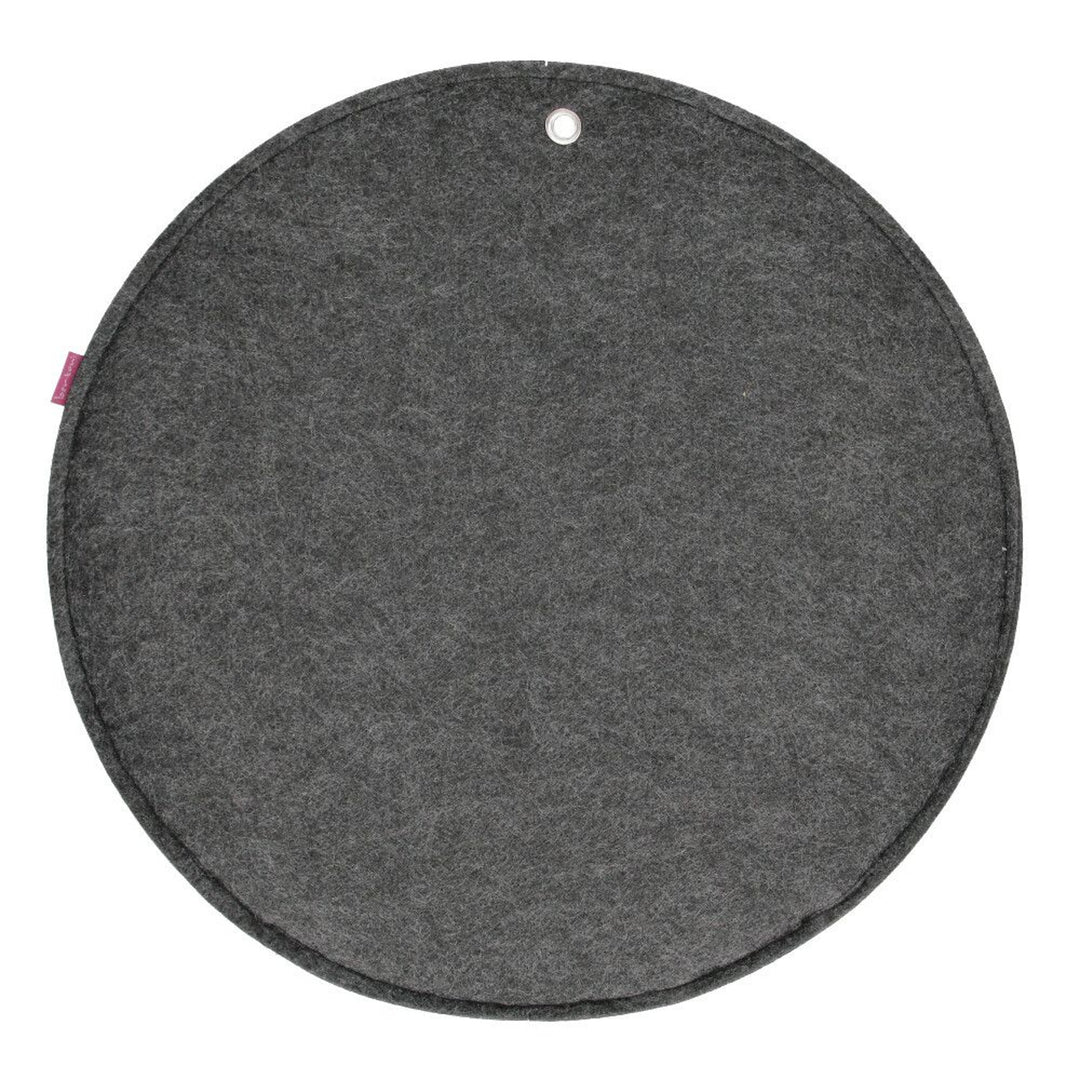 Bertoni organizator de perete din pâslă Circle XL diametru 45 cm - antracit, 4 buzunare