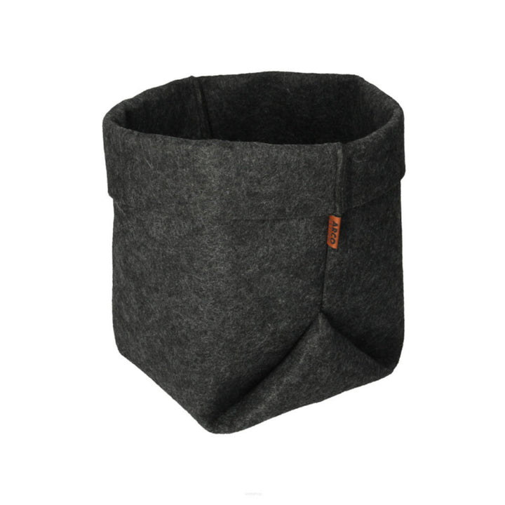 Suport ghiveci de flori, Simple M, 15x15cm, gri antracit