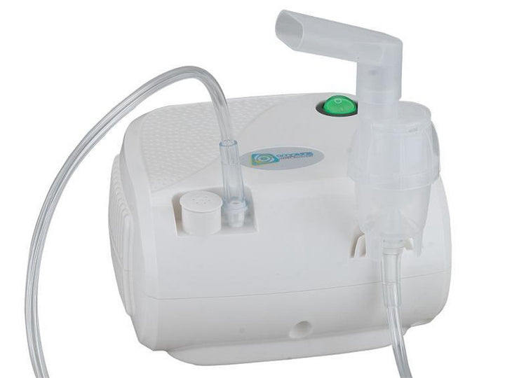 Inhalator cu compresor Omnibus BR-CN116 alb + tubulatură + pungă