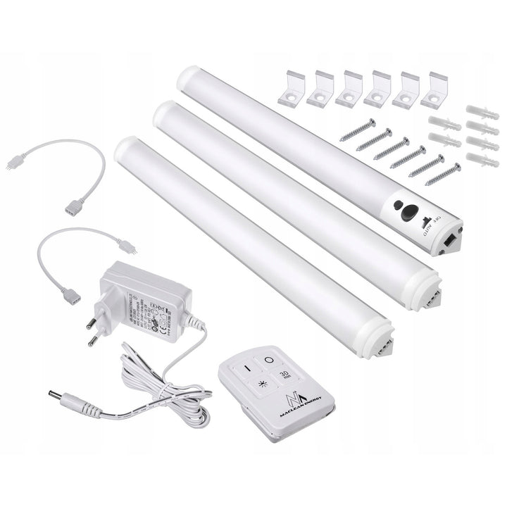 Bandă de iluminat cu LED-uri sub dulap + telecomandă