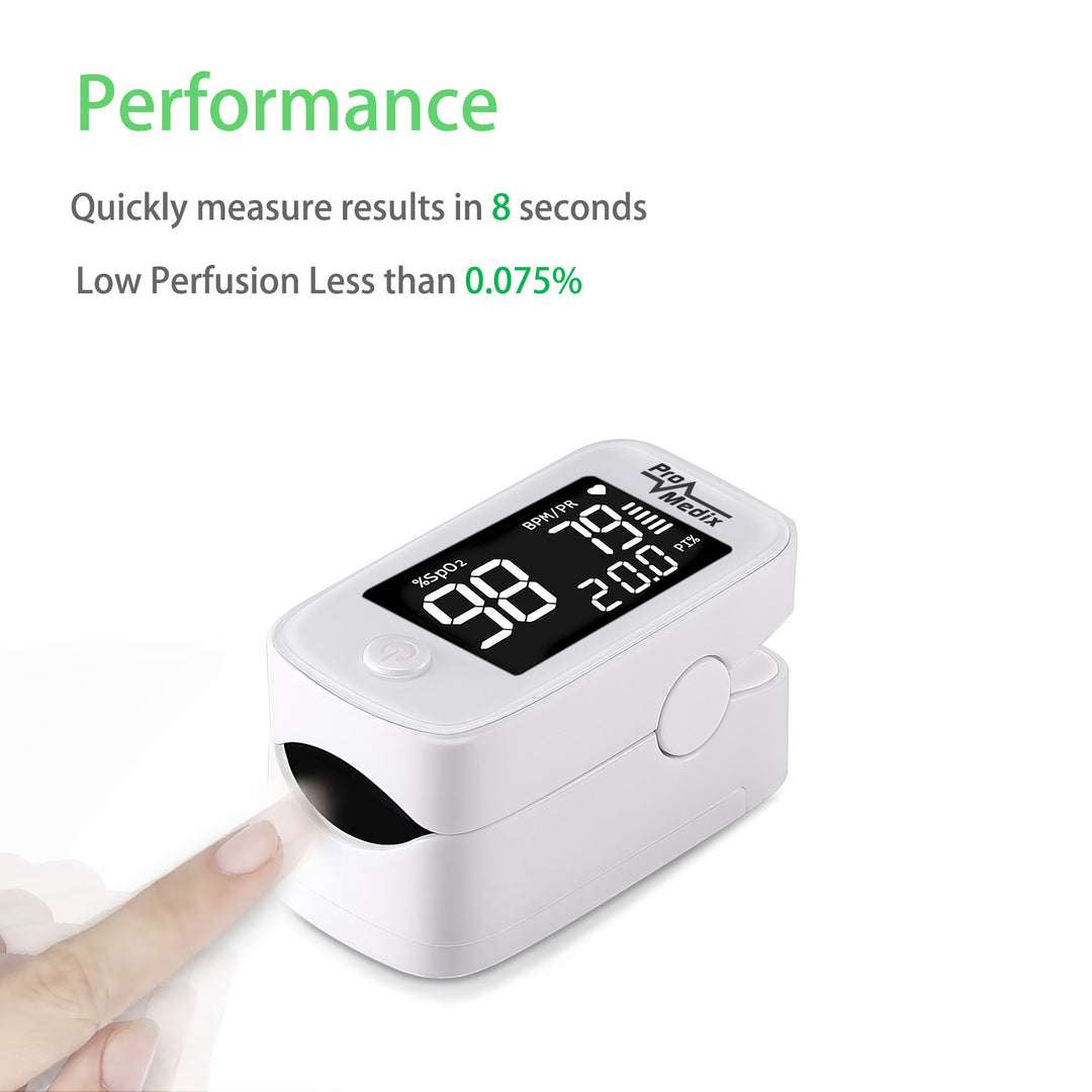 Oximetru de puls medical ProMedix PS-870 + baterii