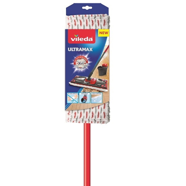 Vileda Ultramax mop cu mâner + o rezervă suplimentară de mop