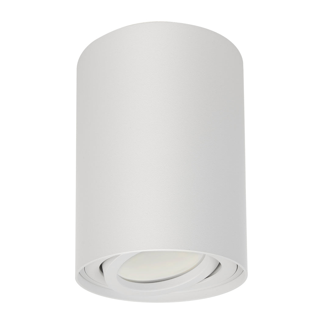 Maclean Plafond rotund alb MCE422 + bec LED GU10 5W 4000K