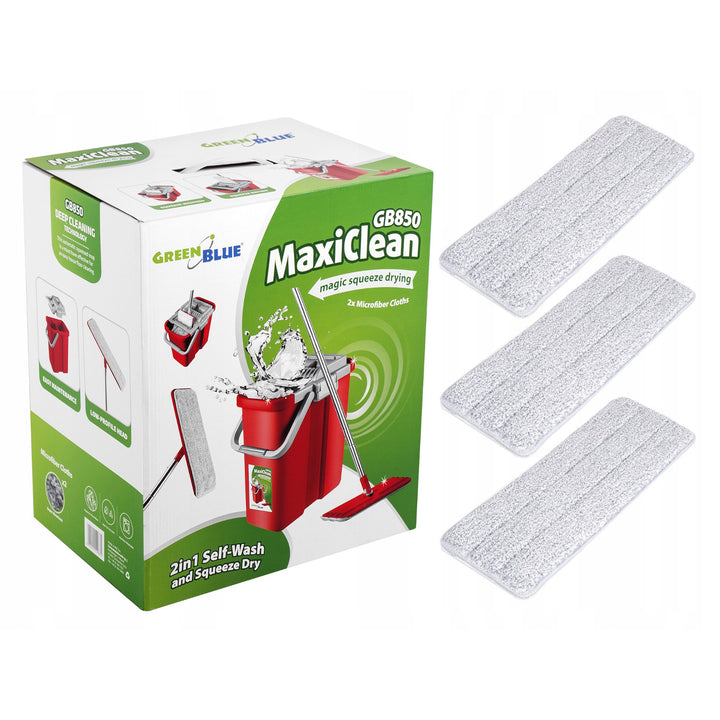 Găleată automată pentru mopuri plate+3 inserții din microfibre